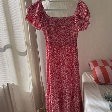 Red Floral Dress