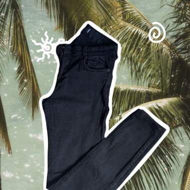 Jean noir push-up – coupe slim