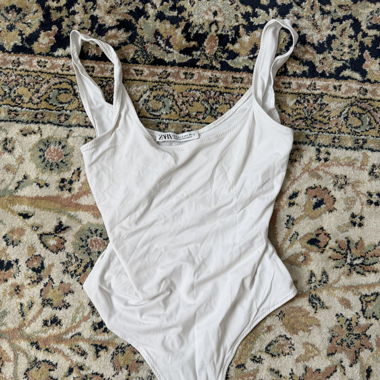 Zara weisser Body