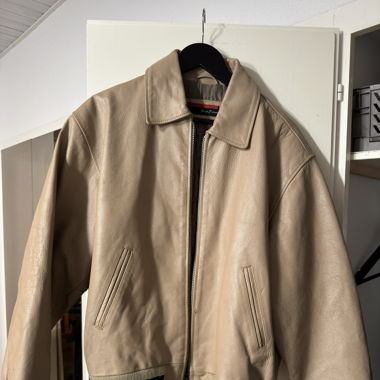 Bomber en cuir 