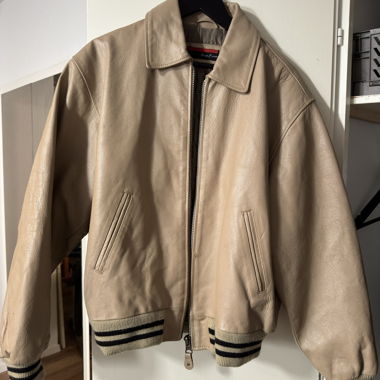 Bomber en cuir 
