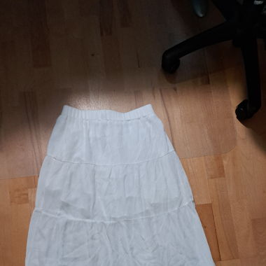 weisser langer boho rock