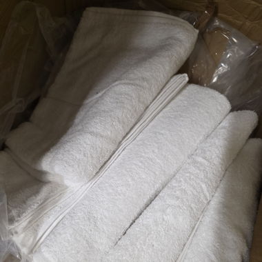 Frottiertücher Ägyptische Baumwolle Weiss Neu