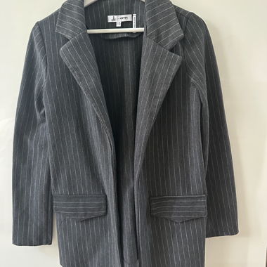 Pinstripe Grey Blazer