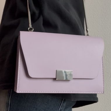 Borsetta crossbody clutch lilla