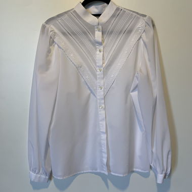 Chemisier vintage blanc