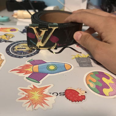 Reversible Louis-Vuitton-Gürtel