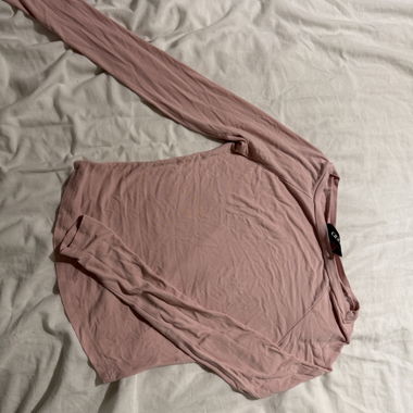 Rosa Langarmshirt