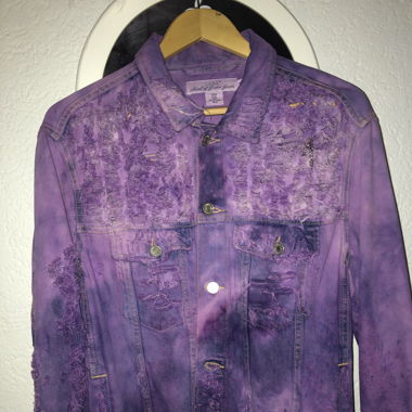Giacca jeans purple
