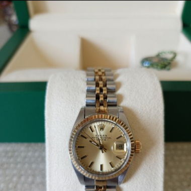 Rolex Perpetual Date 18K Gold/Stahl Automat 26mm