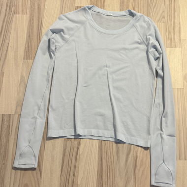Maglia a maniche lunghe Lululemon grigia