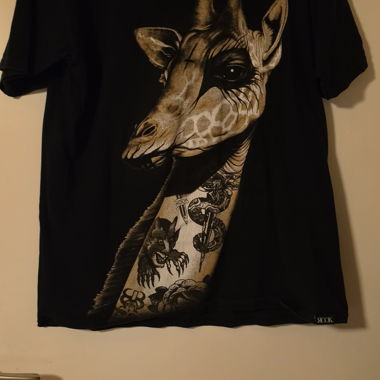 T-shirt Rook giraffe Large tattoo