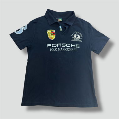La Martina Porsche black shirt
