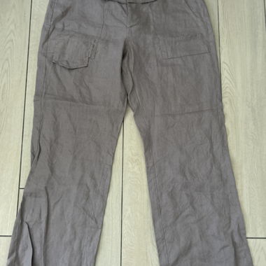 Grey Linen Trousers