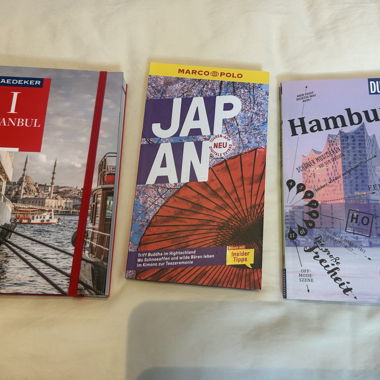 Ensemble de guides de voyage : Hambourg, Japon, Istanbul