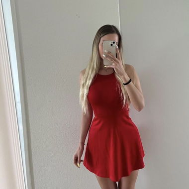 Rotes Kleid