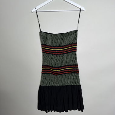 Robe mini en maille Maje