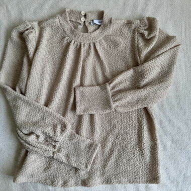 MANGO Bluse (beige, Grösse M)