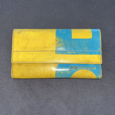 Freitag Wallet yellow/blue