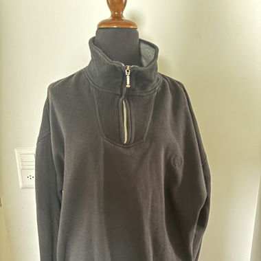 Happy Life Vintage Zip Sweater