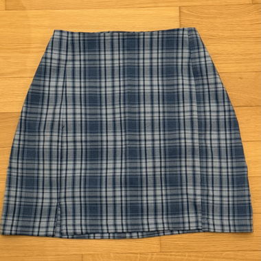 Gonna mini a quadri blu - Brandy Melville
