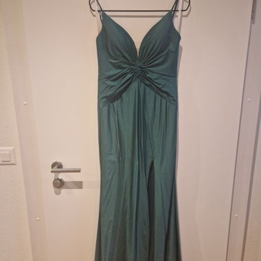 Abito da sera verde smeraldo