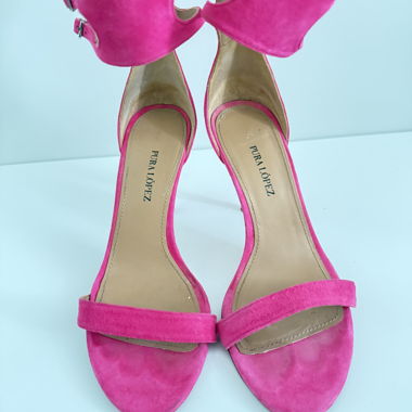 Pura López Riemchen-High-Heels