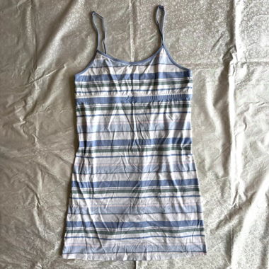 “Ms. Ocean” blue striped cami dress
