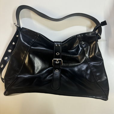 Borsa nera in ecopelle H&M