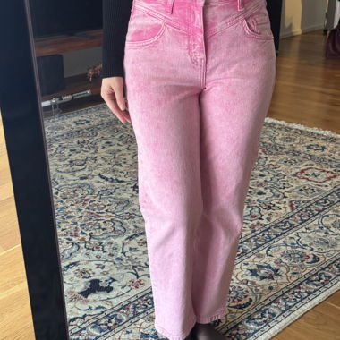 Rich and royal jeans crop rosa EU34