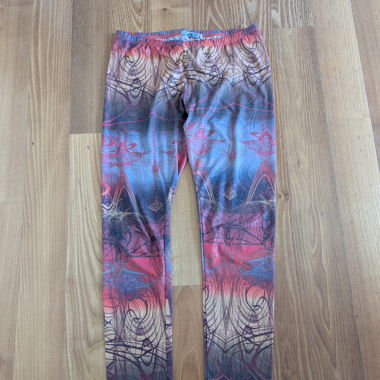 Bunte Leggings aus leichtem Stretch, Gr. S/M