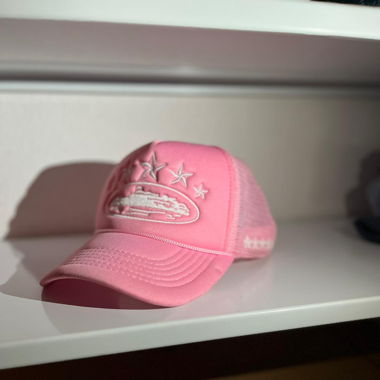 Pinke Baseballkappe 