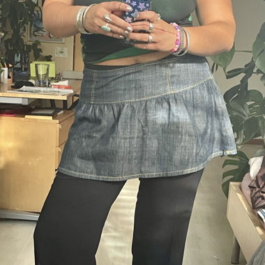 Mini-jupe en jean vintage