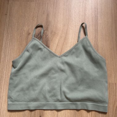 Crop top verde salvia Primark