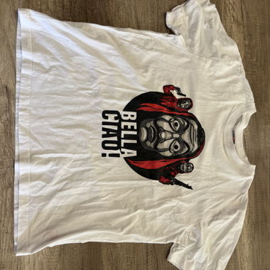 T-shirt bianca La Casa de Papel