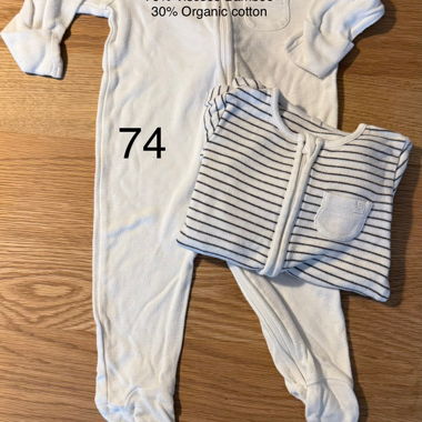 Baby-Overall Schlafanzug Set Gr. 74