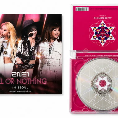 CD live 2NE1 en étui