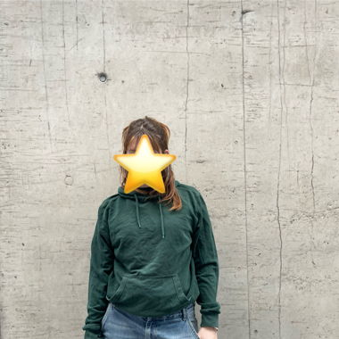 Grüner Hoodie