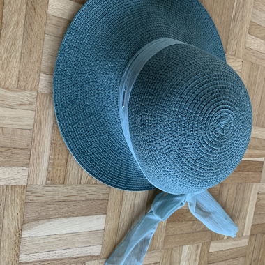 Chapeau de soleil teal Chillouts avec nœud