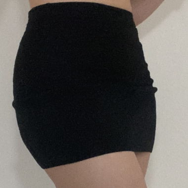 Black Primond Mini Skirt