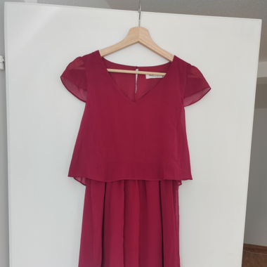 Kleid dunkelrot / weinrot