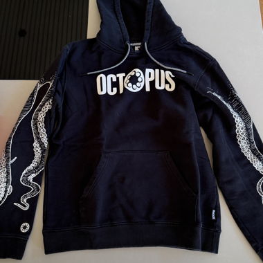 Felpa Octopus nera
