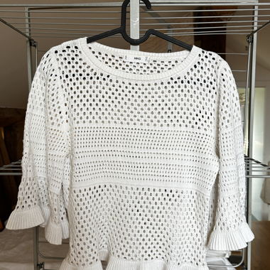 Haut ajouré en maille Mango
