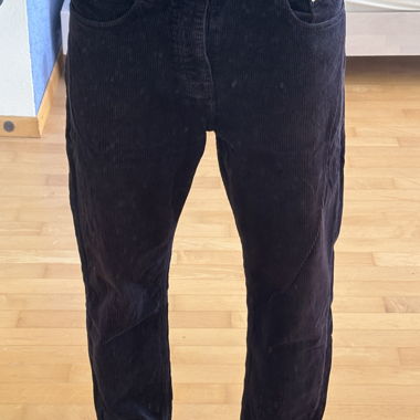 Pantaloni Carhartt in velluto blu scuro