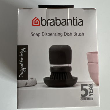 Brosse à vaisselle Brabantia avec distributeur de savon