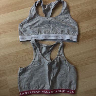 Lot de 2 brassières de sport