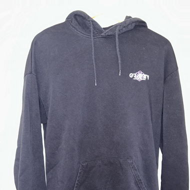 Sweat-shirt à capuche noir 