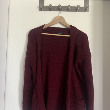 Strickjacke ungetragen rot Grösse M