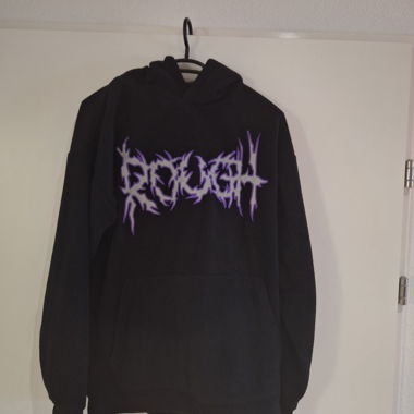 Schwarzer Hoodie