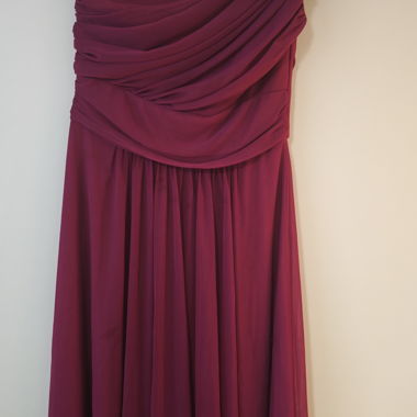 One Shoulder Cocktailkleid pink/lila XS